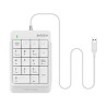 A4Tech FStyler FK13P klawiatura numeryczna przewodowa (USB) biała