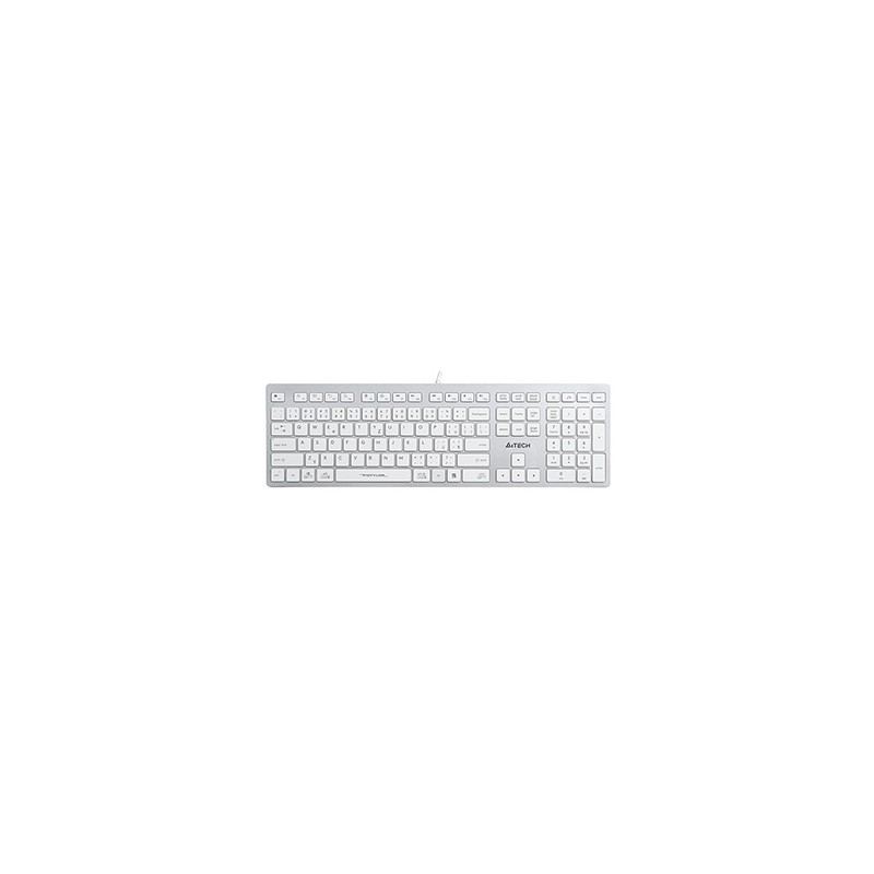 A4Tech FX50 Klawiatura przewodowa (USB) CZ, biała