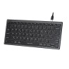 A4Tech FX51 Klawiatura przewodowa (USB) CZ, szara