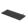A4Tech FX51 Klawiatura przewodowa (USB) CZ, szara