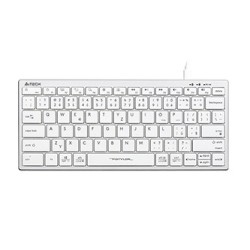 A4Tech FX51 Klawiatura przewodowa (USB) CZ, biała