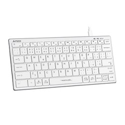 A4Tech FX51 Klawiatura przewodowa (USB) CZ, biała