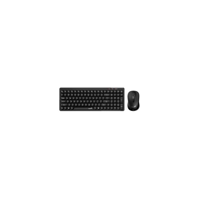 Genius LuxeMate Q8100 zestaw klawiatura bezprzewodowa CZ/SK, czarna