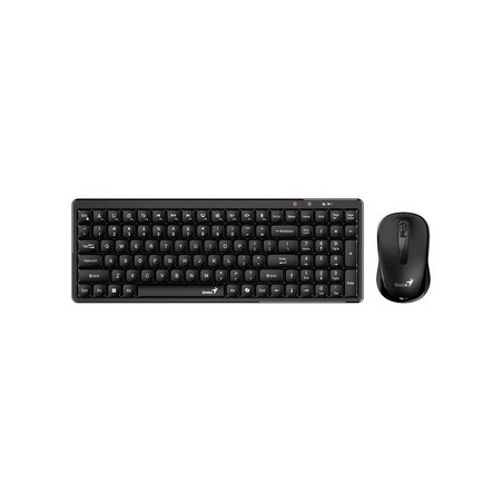 Genius LuxeMate Q8100 zestaw klawiatura bezprzewodowa CZ/SK, czarna