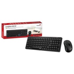 Genius LuxeMate Q8100 zestaw klawiatura bezprzewodowa CZ/SK, czarna
