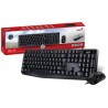 Genius KM-170 COPILOT zestaw klawiatura przewodowa (USB) CZ/SK, czarna z optyczną myszką