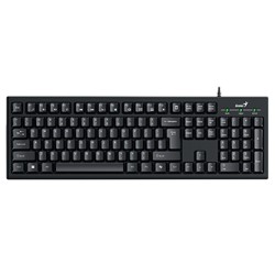 Genius KM-100SE COPILOT zestaw klawiatura przewodowa (USB) CZ/SK, czarna z optyczną myszką