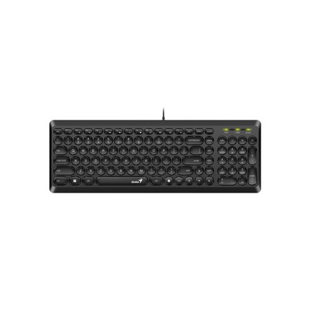 Genius Slimstar Q200 klawiatura przewodowa (USB) CZ/SK, czarna
