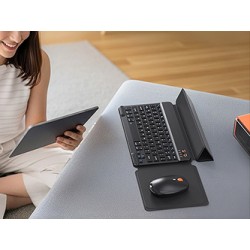 Meetion BTC9660 Zestaw klawiatura i mysz bezprzewodowa US, czarna z etui