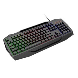 Meetion C490 zestaw klawiatura przewodowa (USB) US, czarna mysz dla gracza, podkładka, klawiatura