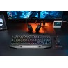 Meetion C490 zestaw klawiatura przewodowa (USB) US, czarna mysz dla gracza, podkładka, klawiatura
