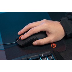 Meetion C490 zestaw klawiatura przewodowa (USB) US, czarna mysz dla gracza, podkładka, klawiatura