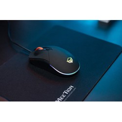 Meetion C490 zestaw klawiatura przewodowa (USB) US, czarna mysz dla gracza, podkładka, klawiatura