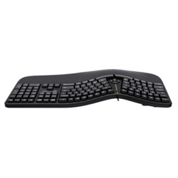Powerton ERGO LANA Klawiatura ergonomiczna przewodowa (USB) CZ/SK, czarna