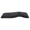 Powerton ERGO LANA Klawiatura ergonomiczna przewodowa (USB) CZ/SK, czarna