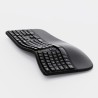 Powerton ERGO LANA Klawiatura ergonomiczna przewodowa (USB) CZ/SK, czarna
