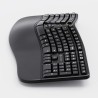 Powerton ERGO LANA Klawiatura ergonomiczna przewodowa (USB) CZ/SK, czarna