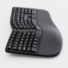 Powerton ERGO LANA Klawiatura ergonomiczna przewodowa (USB) US, czarna