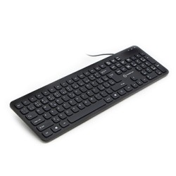 Powerton LIFE SLIM Klawiatura przewodowa (USB) CZ/SK, czarna