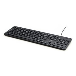 Powerton LIFE SLIM Klawiatura przewodowa (USB) CZ/SK, czarna