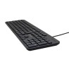 Powerton LIFE SLIM Klawiatura przewodowa (USB) CZ/SK, czarna