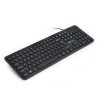 Powerton LIFE SLIM Klawiatura przewodowa (USB) US, czarna