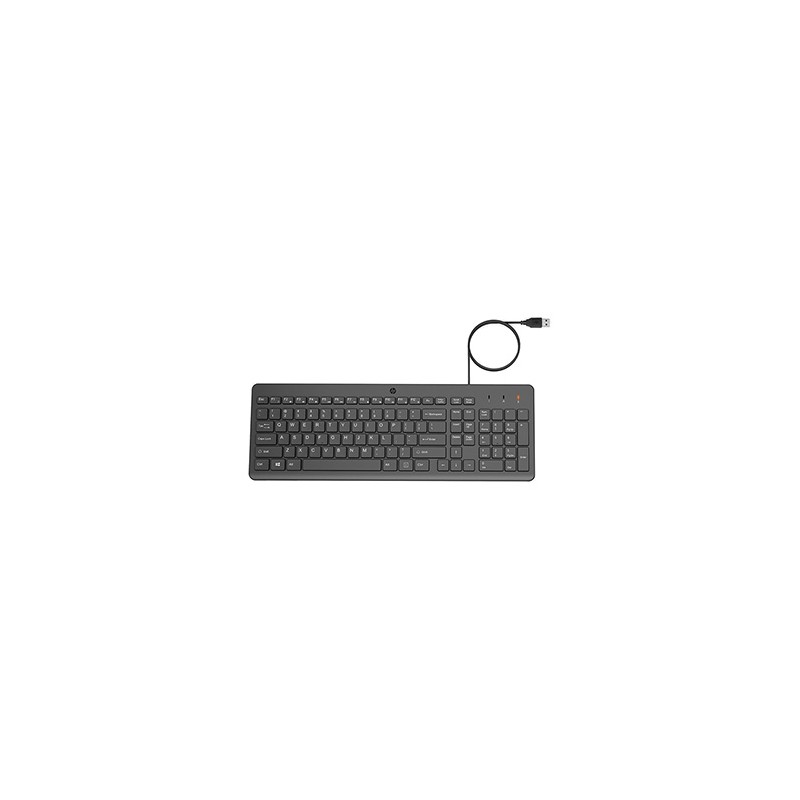 HP 150 CZ/SK klawiatura przewodowa (USB) CZ/SK, czarna