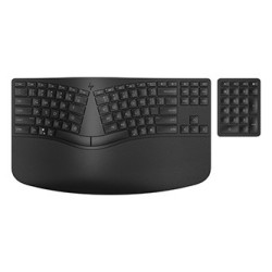 HP 960 Ergonomic klawiatura bezprzewodowa CZ, czarna