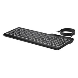 HP 400 Backlit klawiatura przewodowa (USB) CZ, czarna