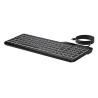 HP 400 Backlit klawiatura przewodowa (USB) CZ, czarna