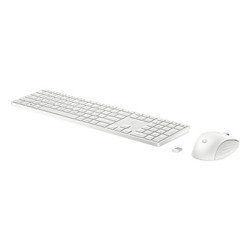 HP 655 zestaw klawiatura bezprzewodowa CZ/SK, biała z myszą optyczną bezprzewodową, AAA, klasyczna, 2.4 [GHz]