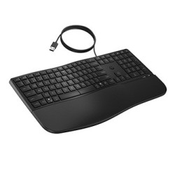 HP 480 Comfort klawiatura przewodowa (USB) CZ, czarna