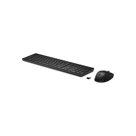 HP HP 650 Zestaw klawiatur bezprzewodowa CZ, czarna z myszą optyczną bezprzewodową, AA, klasyczna, nano odbiornik USB rodzaj 2.4