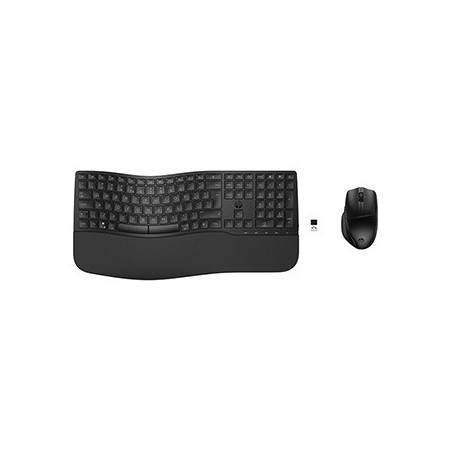 HP 680 Comfort Zestaw klawiatur bezprzewodowa CZ, czarna z myszą optyczną bezprzewodową, AA, klasyczna, nano odbiornik USB rodza