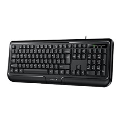 Genius KB-118 II klawiatura przewodowa (PS/2) CZ/SK, czarna