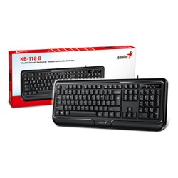 Genius KB-118 II klawiatura przewodowa (PS/2) CZ/SK, czarna