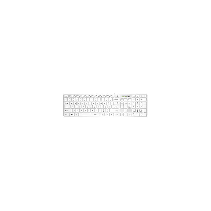 Genius SlimStar 126 COPILOT klawiatura przewodowa (USB) CZ/SK, biała