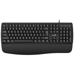 Genius KB-123 klawiatura przewodowa (USB) CZ/SK, czarna