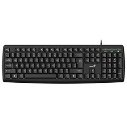 Genius KB-123 klawiatura przewodowa (USB) CZ/SK, czarna