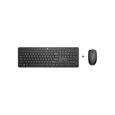 HP Wireless Keyboard & Mouse zestaw klawiatura bezprzewodowa CZ/SK, czarna z myszą optyczną bezprzewodową, AAA, multimedialny, U