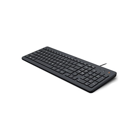 HP 150 Klawiatura USB CZ, czarna klasyczna