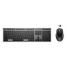 HP 725 Capacitor Wireless Keyboard Mouse zestaw klawiatura bezprzewodowa CZ/SK, czarna z myszą optyczną bezprzewodową, napájení 