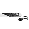 HP 225 G2 Wired Mouse Keyboard Black zestaw klawiatura USB-A CZ/SK, czarna mysz przewodowa UBA-A, Układ 3-strefowy, USB-A rodzaj