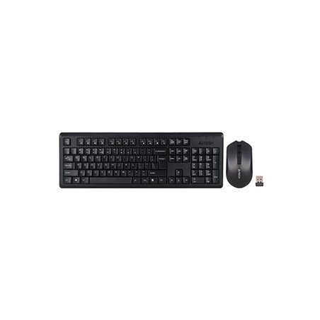 A4tech 4200N zestaw klawiatury bezprzewodowej i myszy V-Track CZ/US, czarna