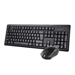 A4tech 4200N zestaw klawiatury bezprzewodowej i myszy V-Track CZ/US, czarna