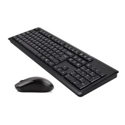 A4tech 4200N zestaw klawiatury bezprzewodowej i myszy V-Track CZ/US, czarna