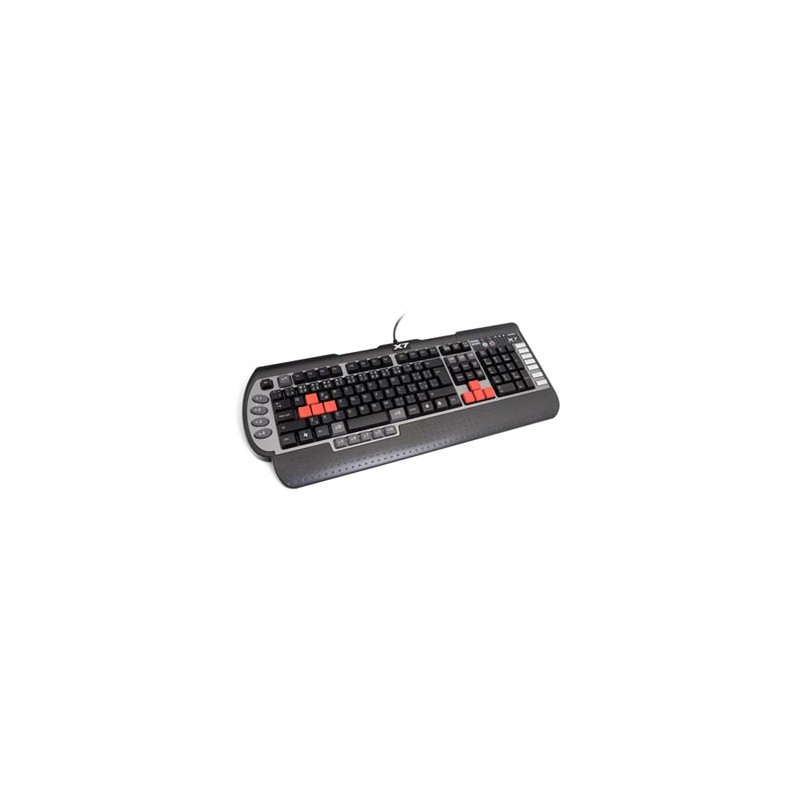 A4Tech G800V klawiatura przewodowa (USB) CZ, czarna