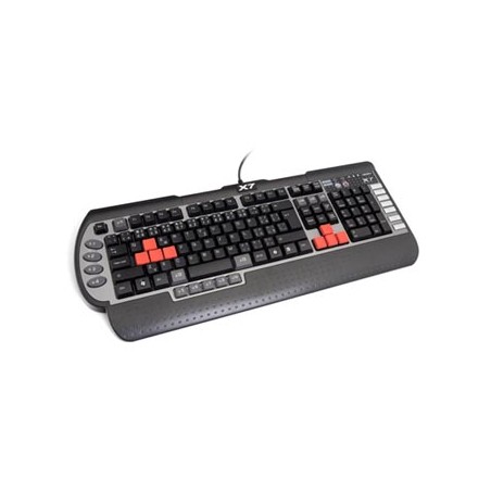A4Tech G800V klawiatura przewodowa (USB) CZ, czarna