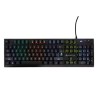 Surefire KingPin X2 klawiatura multimedialna, RGB, metalowa przewodowa (USB) US, czarna do gry, mechaniczna