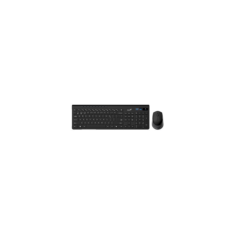Genius SlimStar 8230 COPILOT Zestaw klawiatura i mysz bezprzewodowa CZ/SK, czarna